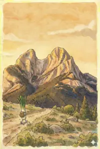 Pedraforca postcard